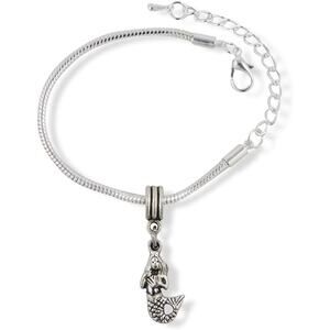 Mermaid Long Hair to The Waist and face Showing Bracelet